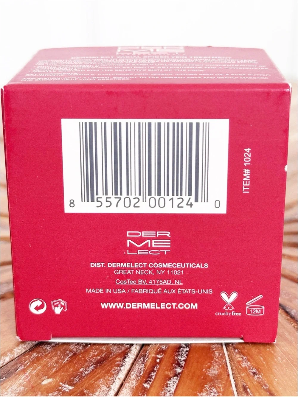 NWT Dermect Vacial Spider Vein Treatment 2.2 oz / 62.4 gm